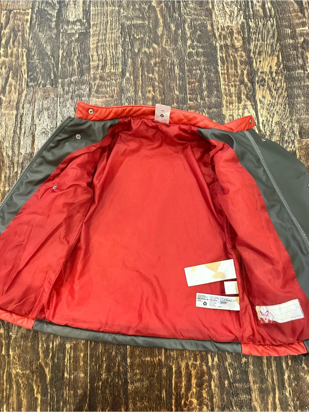 Disney Kids Red and Gray Spider Jacket